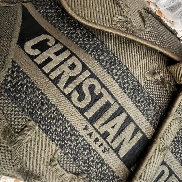 Christain Dior Canvas Saddle green bag - Picture 9 of 10